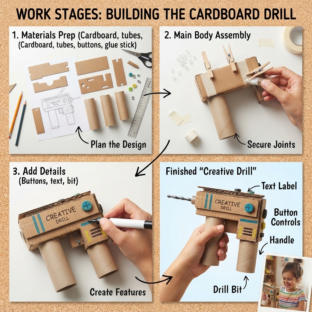Cardboard Drill