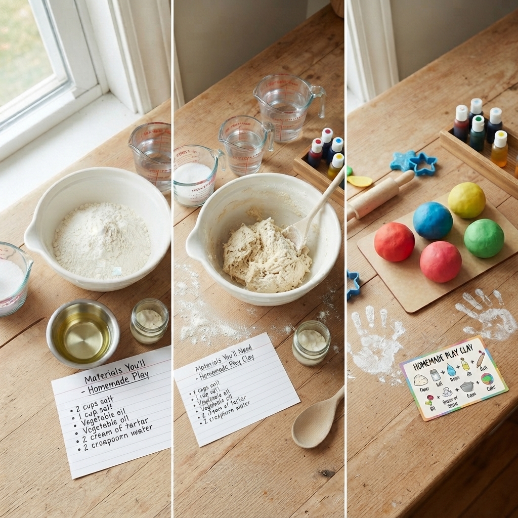 Handmade play clay