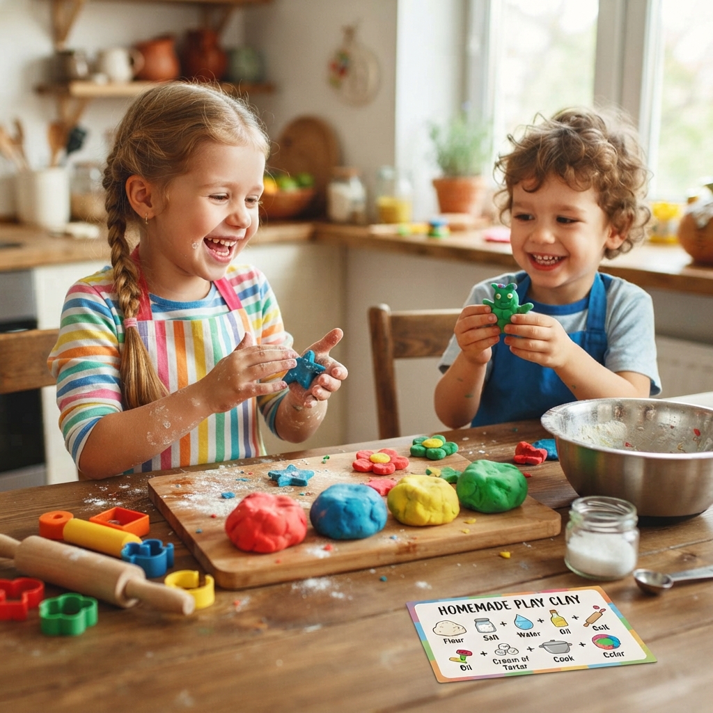 Handmade play clay