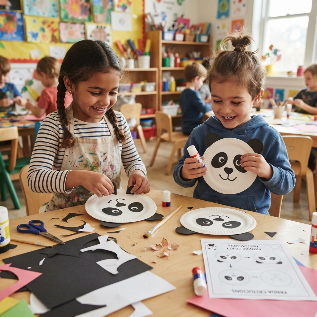 Paper Panda Project for Children: A Fun and Easy Craft Activity