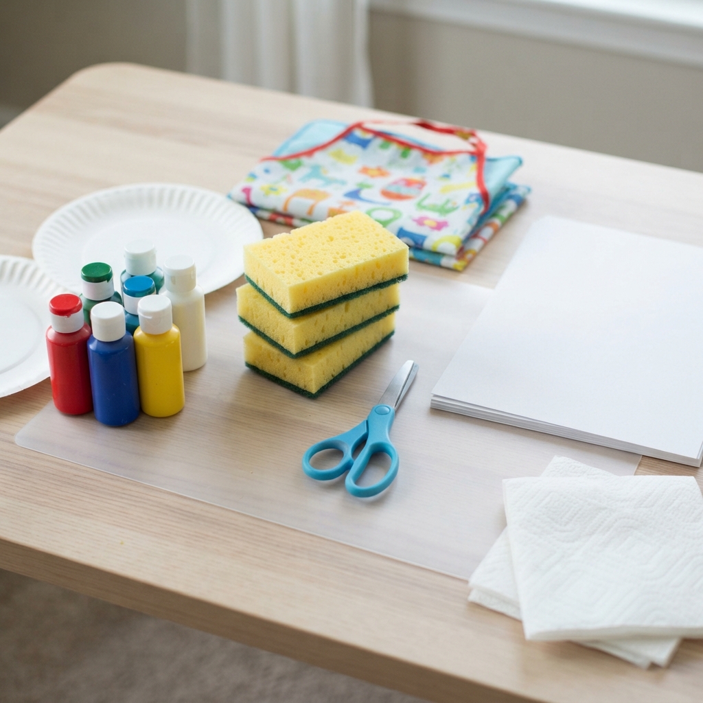 Sponge painting