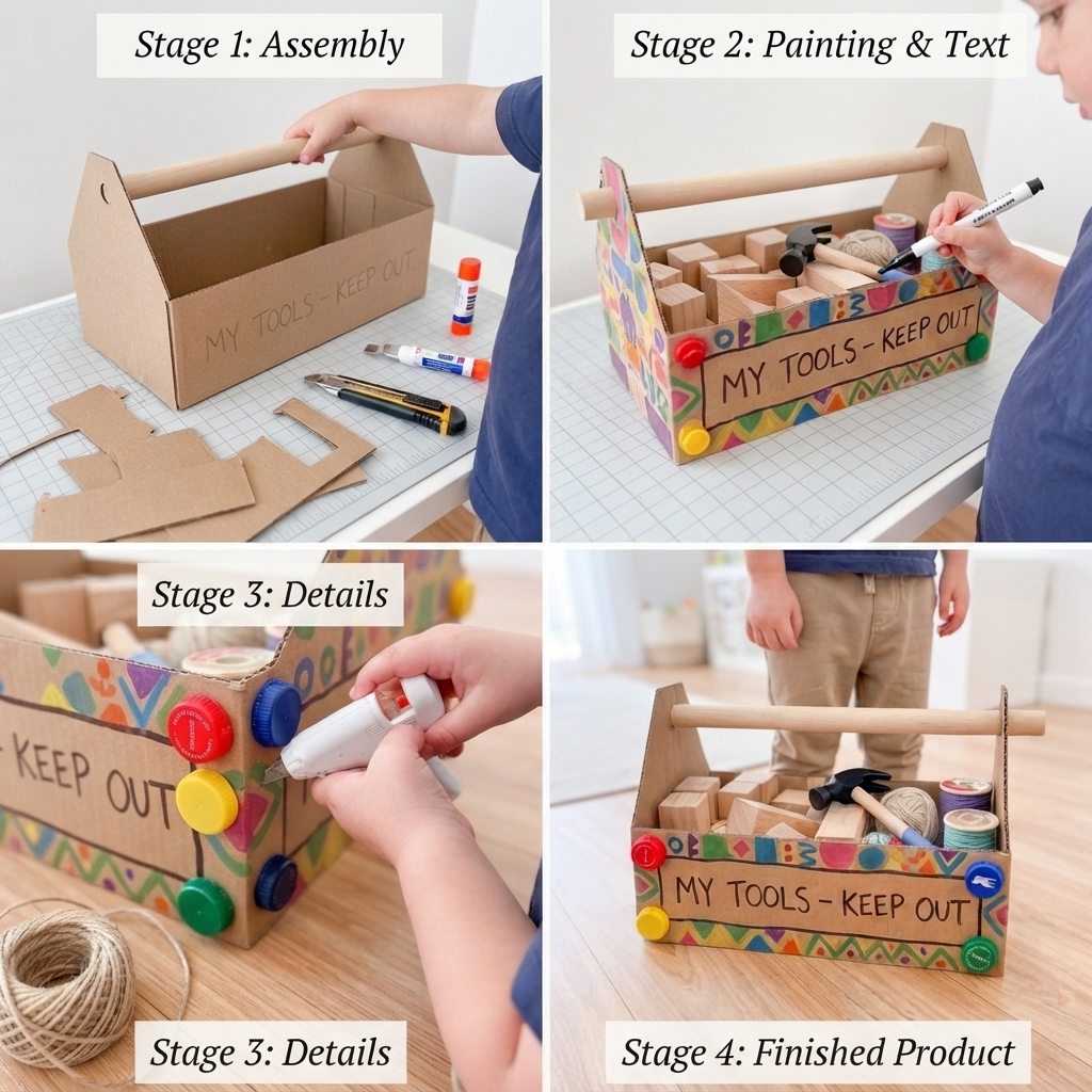 cardboard toolbox