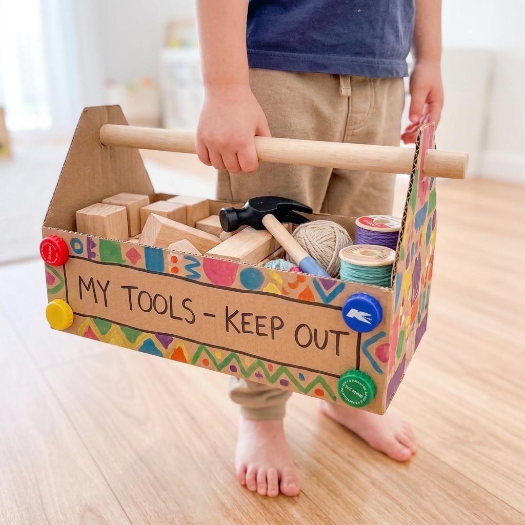cardboard toolbox