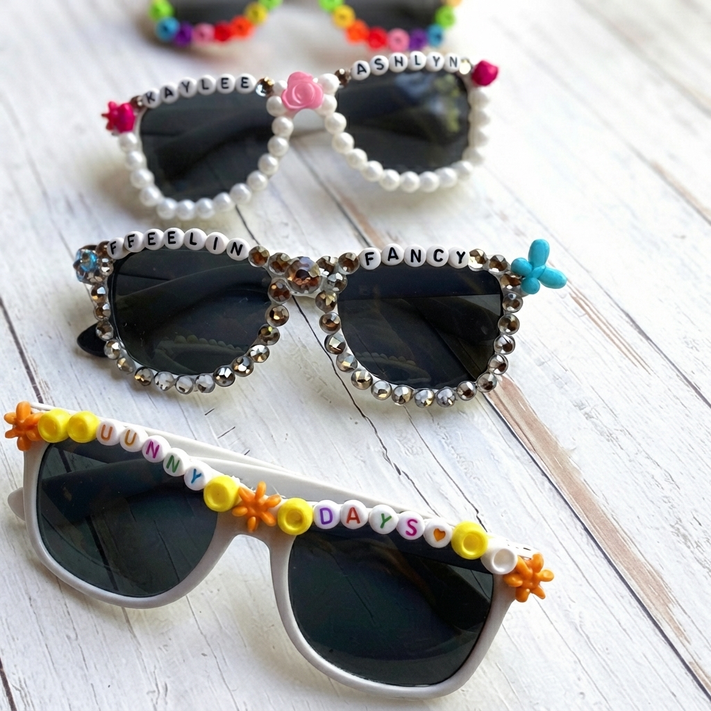 easy beaded sunglasses