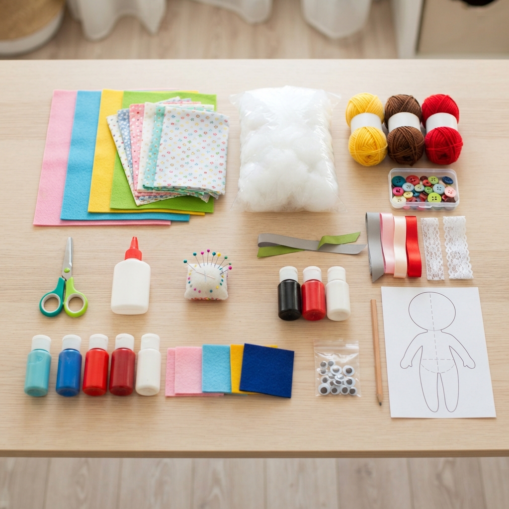 handmade doll-making project