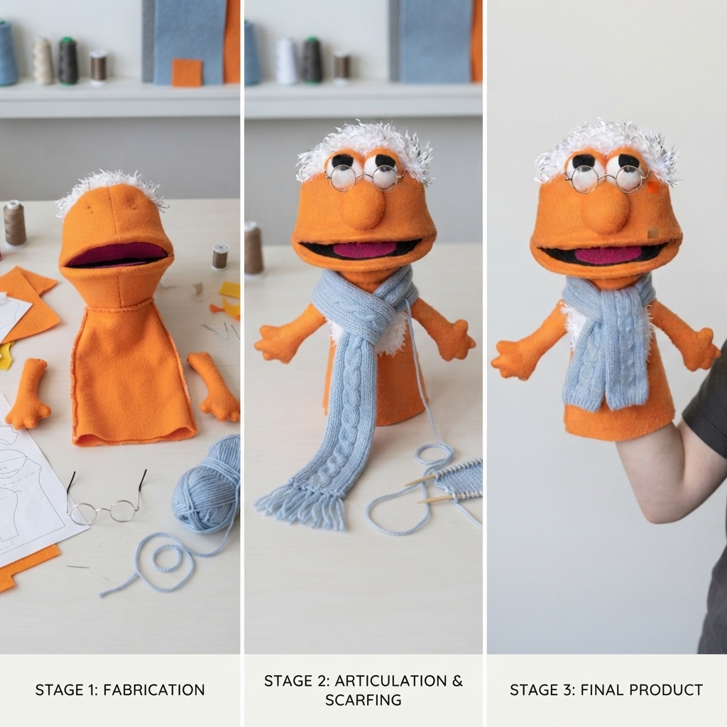 handmade doll-making project