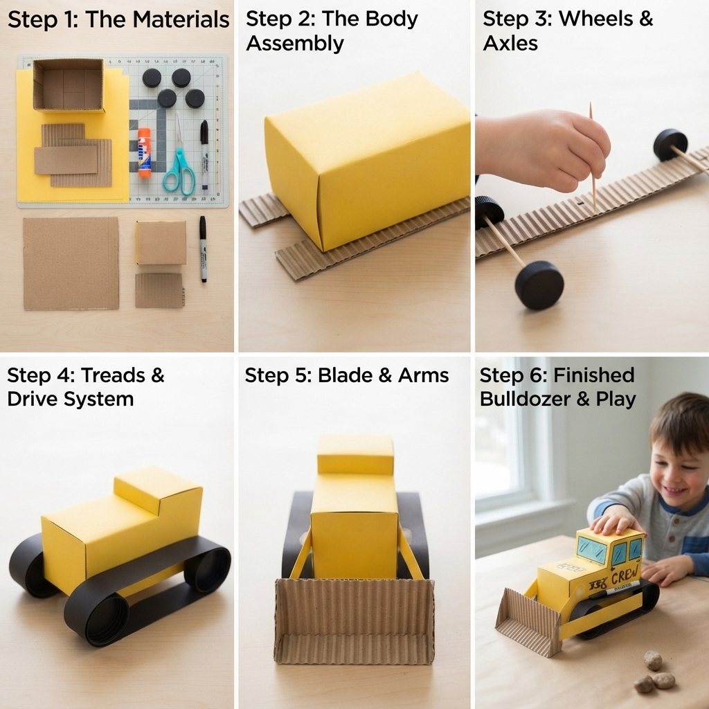 paper bulldozer