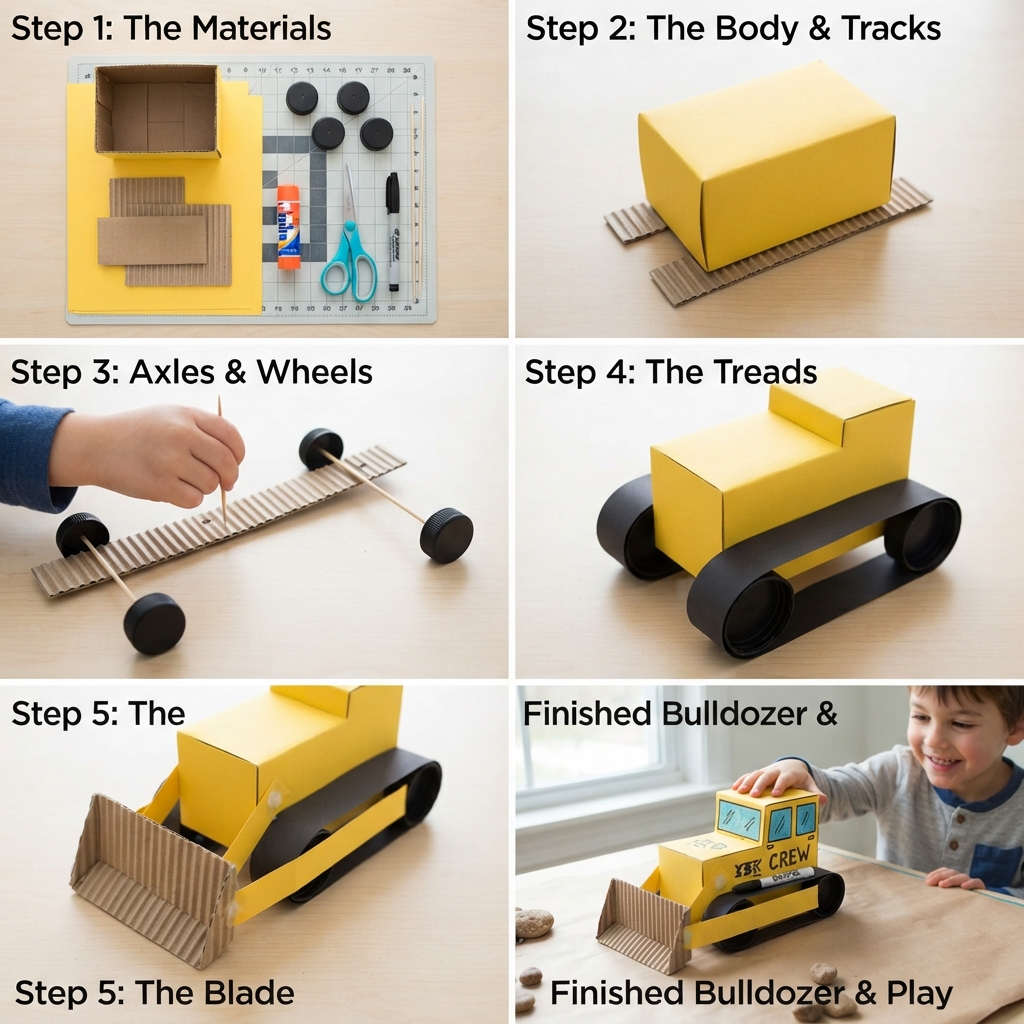 paper bulldozer