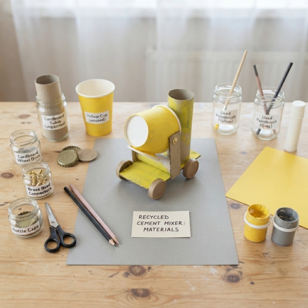 paper cement mixer