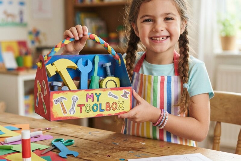 Paper Toolbox for Kids: A Fun and Easy DIY Craft Project