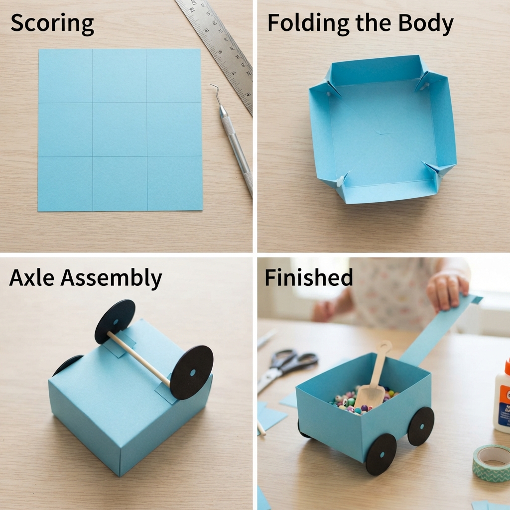 small paper handcar