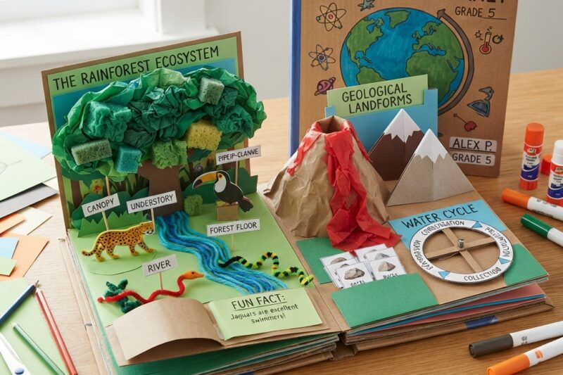 A 3D School Textbook