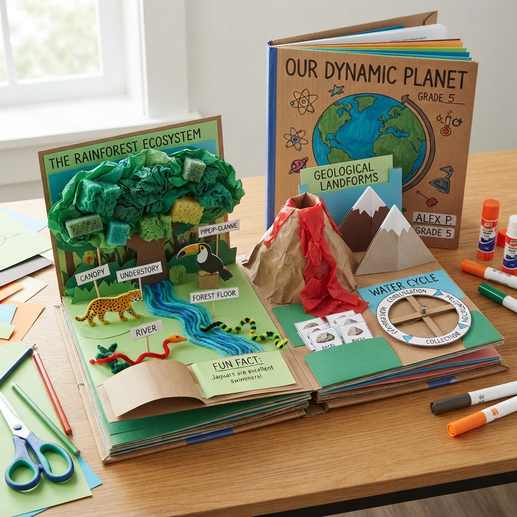 A 3D School Textbook