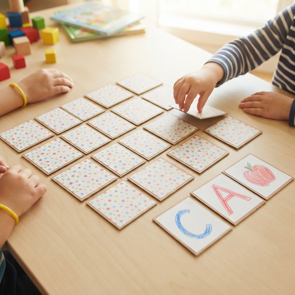 A Memory Game Using Letters and Pictures