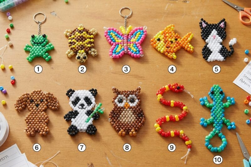 Cute Beaded Animals for Children