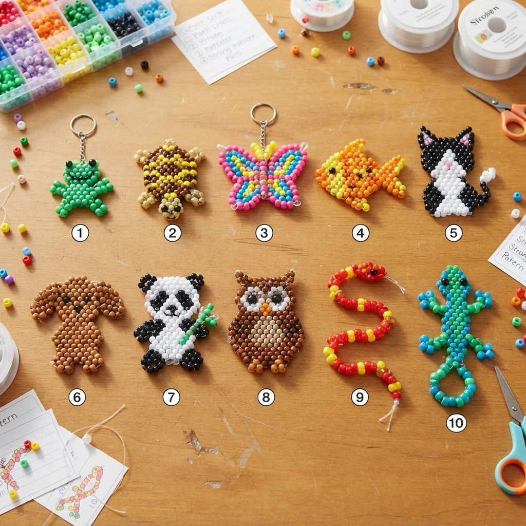 Cute Beaded Animals for Children