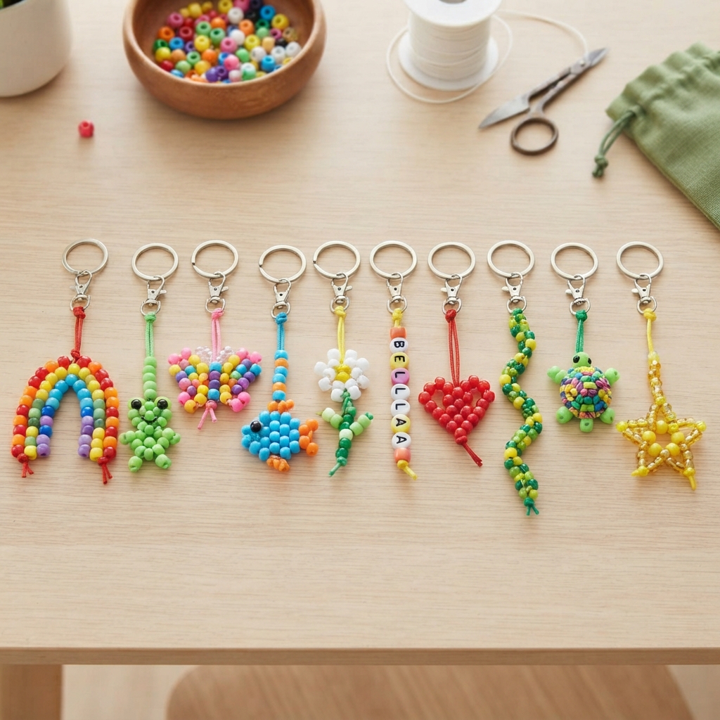 Easy Ideas for Making Beaded Keychains