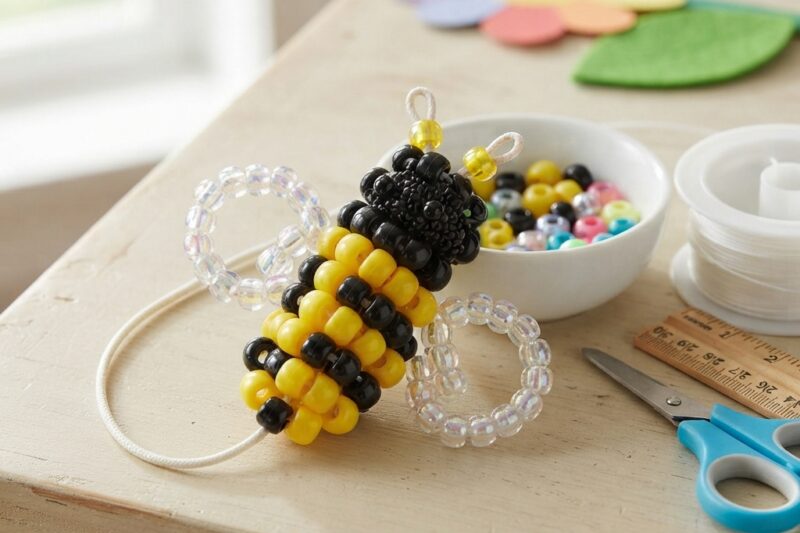 How to Make a Beaded Bee for Children