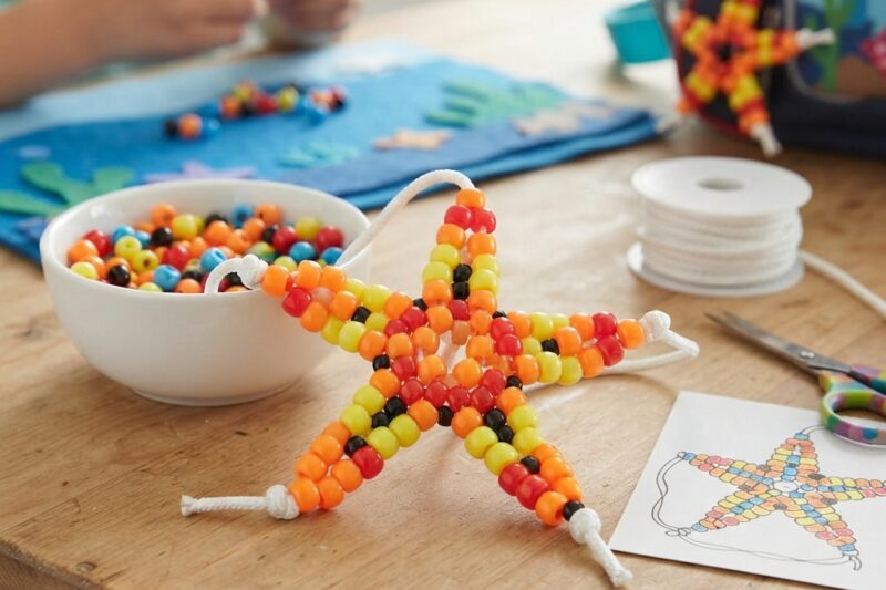 How to Make a Beaded Starfish for Children