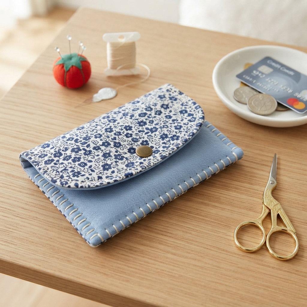 How to Make a Fabric Wallet by Hand Sewing