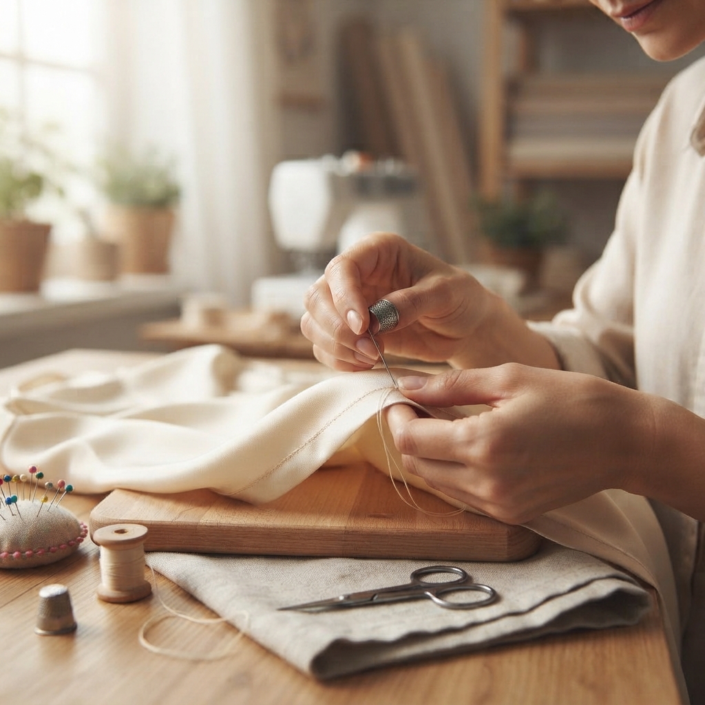 How to Make a Hem on a Garment by Hand