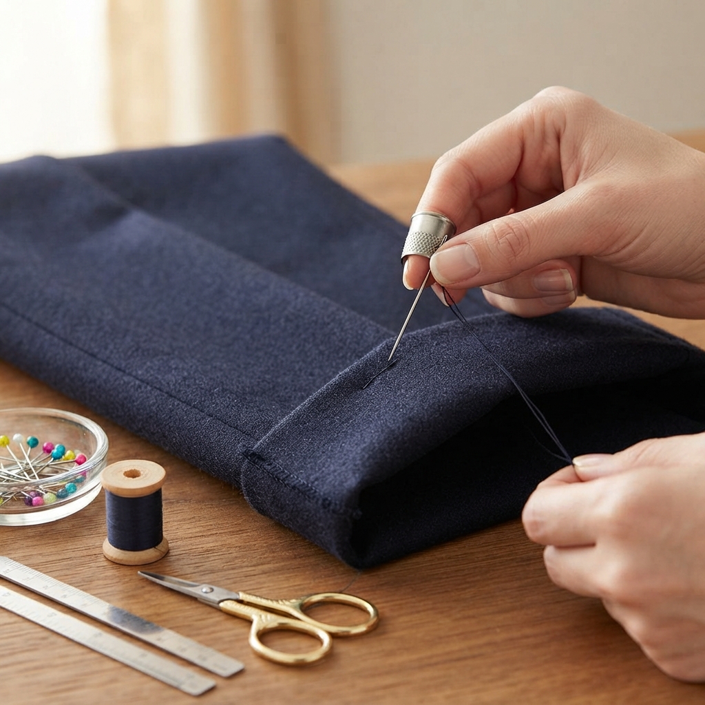 How to Make a Hem on a Garment by Hand