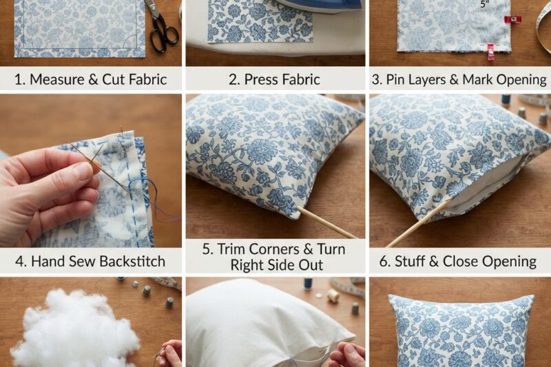 How to Sew a Decorative Pillow by Hand: A Step-by-Step Beginner’s Guide