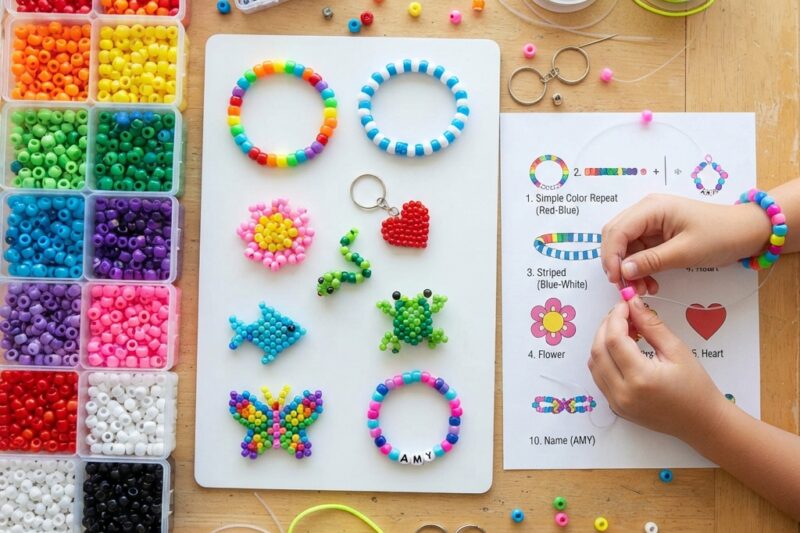 Pony Bead Patterns for Beginners