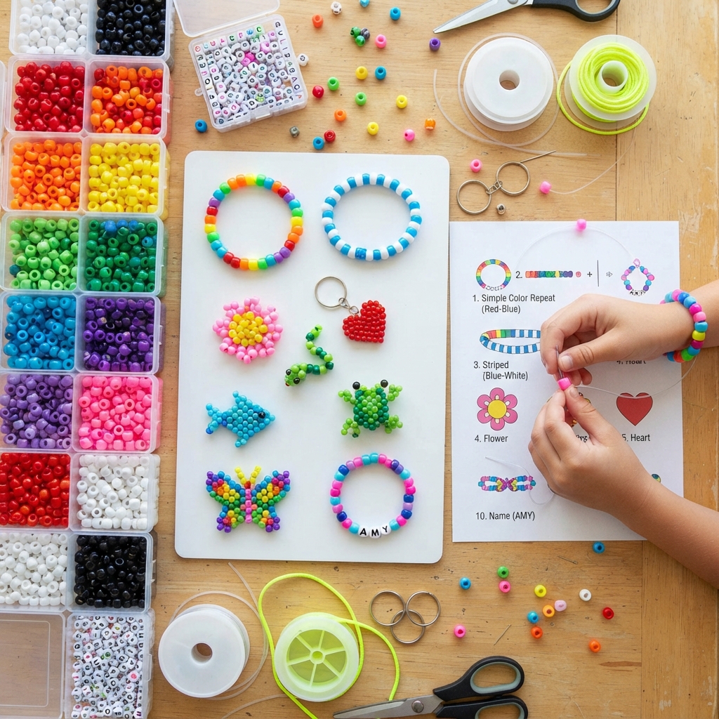 Pony Bead Patterns for Beginners
