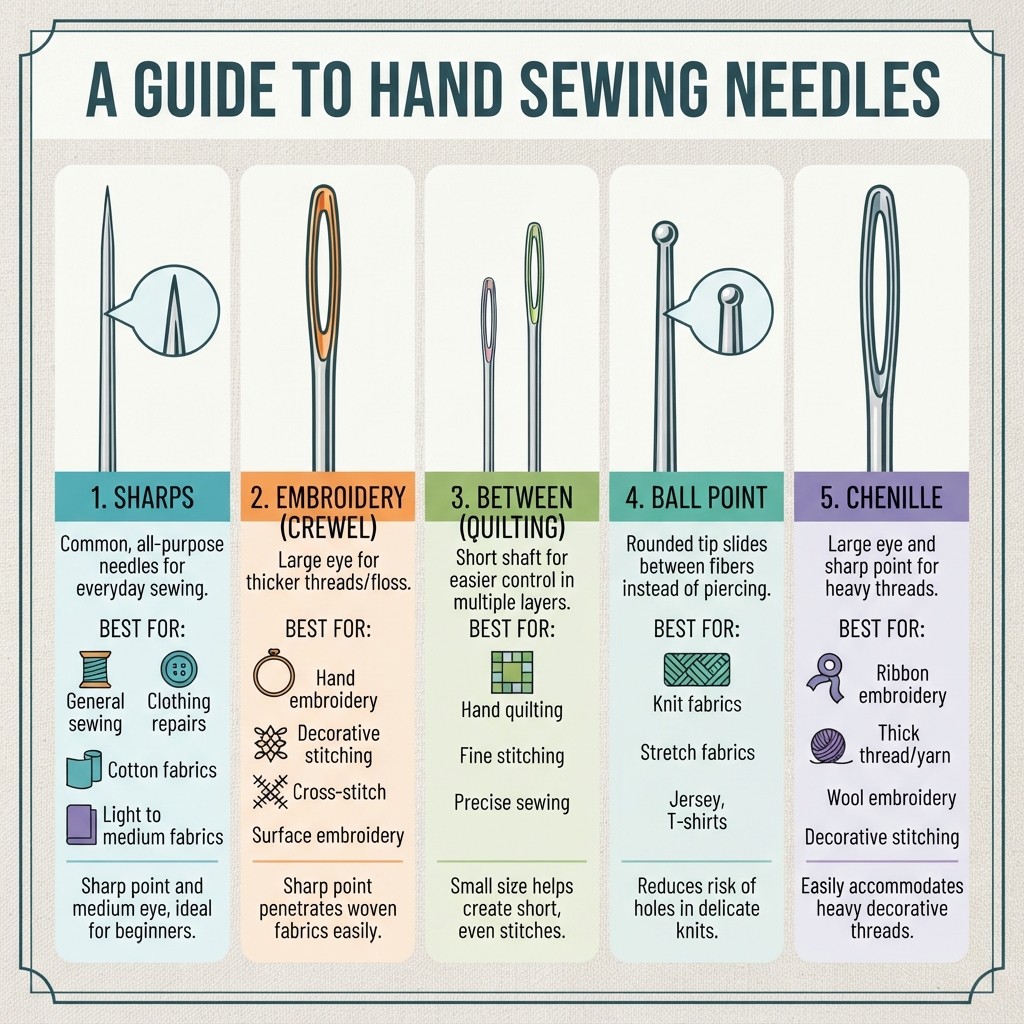 Types of Needles and Their Uses A Complete Beginner's Guide