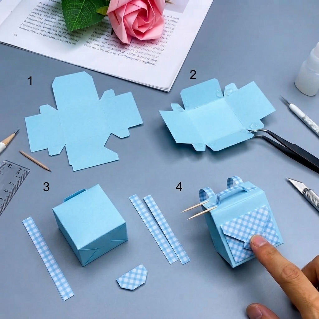 how to make a school bag out of paper