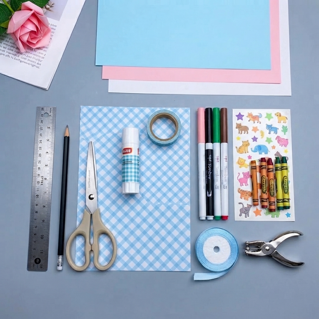how to make a school bag out of paper