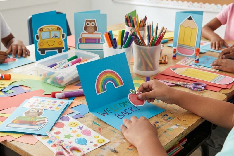 How to Make Back-to-School Welcome Cards: A Fun and Creative Craft for Kids